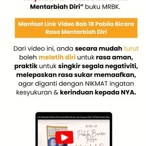 Link Video Kupasan lanjut dan Praktikal BaB 18 MRBK